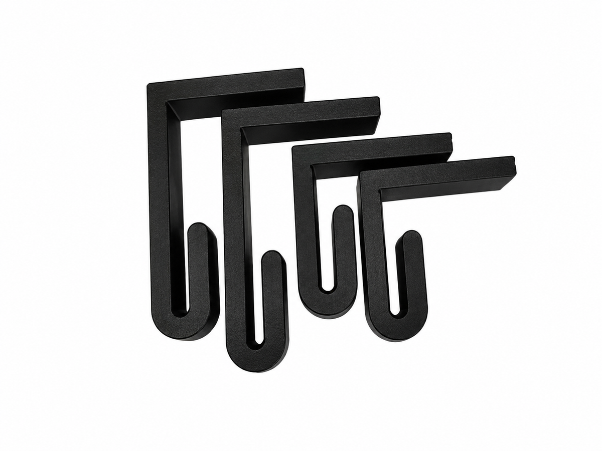 Wheelie Bin Liner Clips x4 | Bin Bag Holder Clips | Refuse Sack Retainers