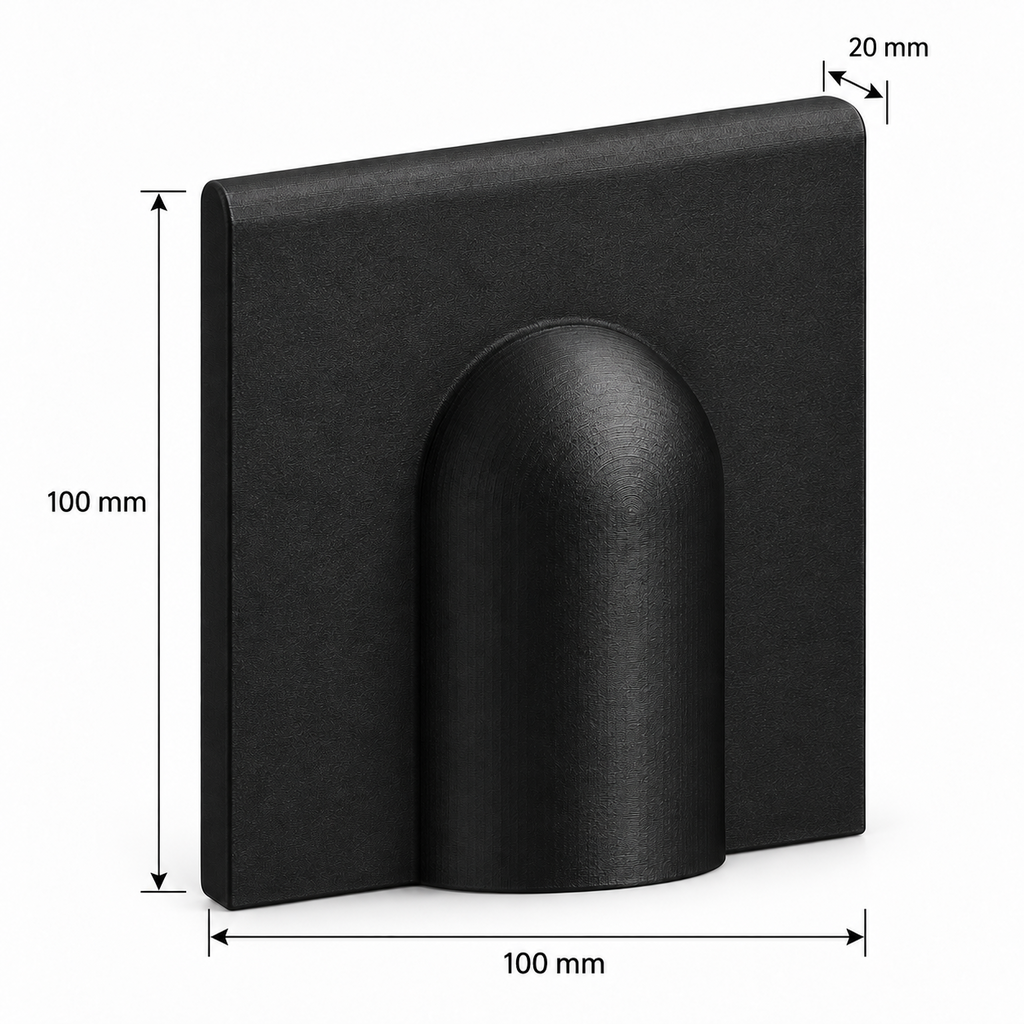Brick Buster Plate Cable Wall Entry Tidy Cover Satellite Aerial COAX Black White - image 2