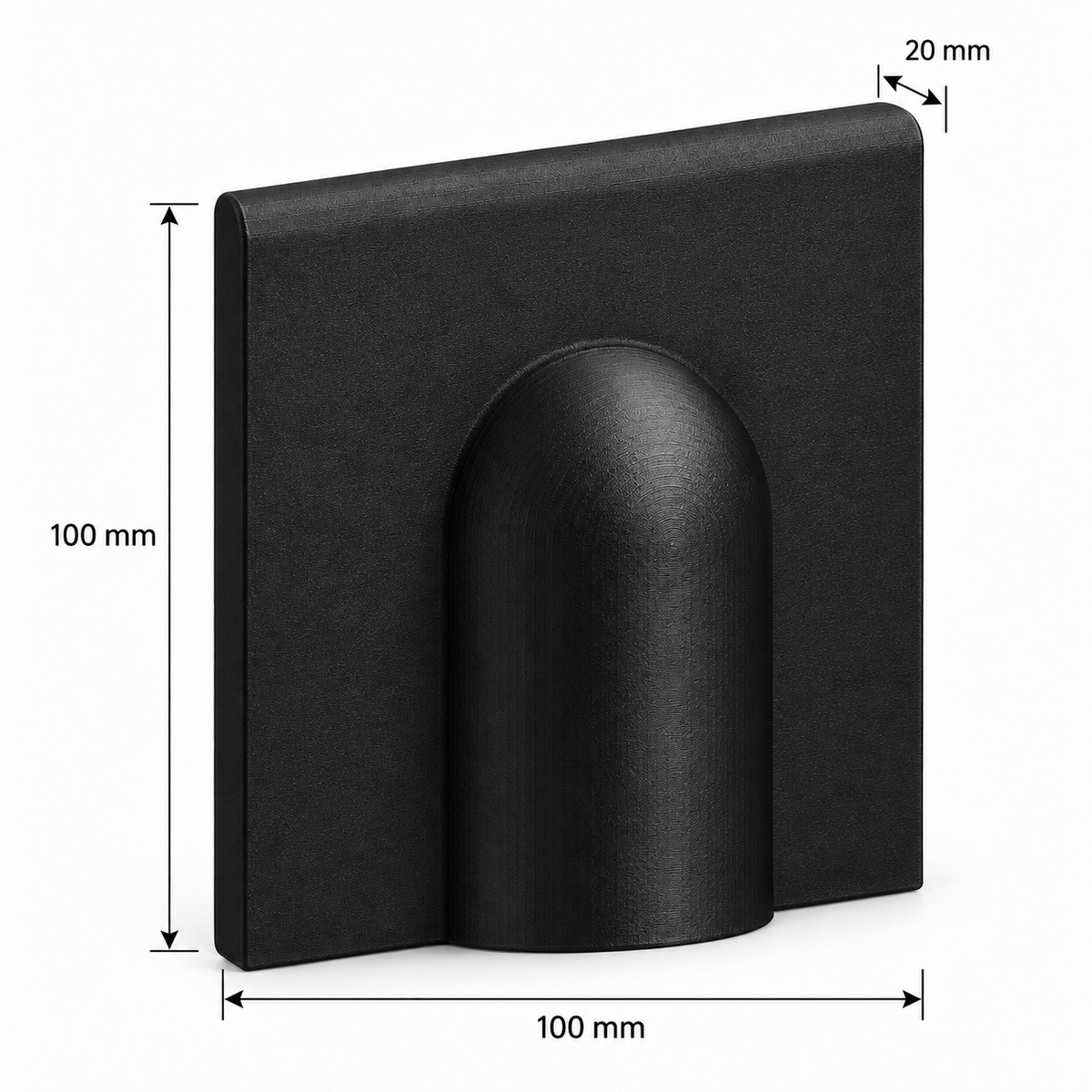 Brick Buster Plate Cable Wall Entry Tidy Cover Satellite Aerial COAX Black White - image 2