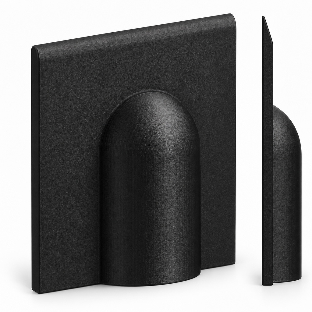 Brick Buster Plate Cable Wall Entry Tidy Cover Satellite Aerial COAX Black White - image 5