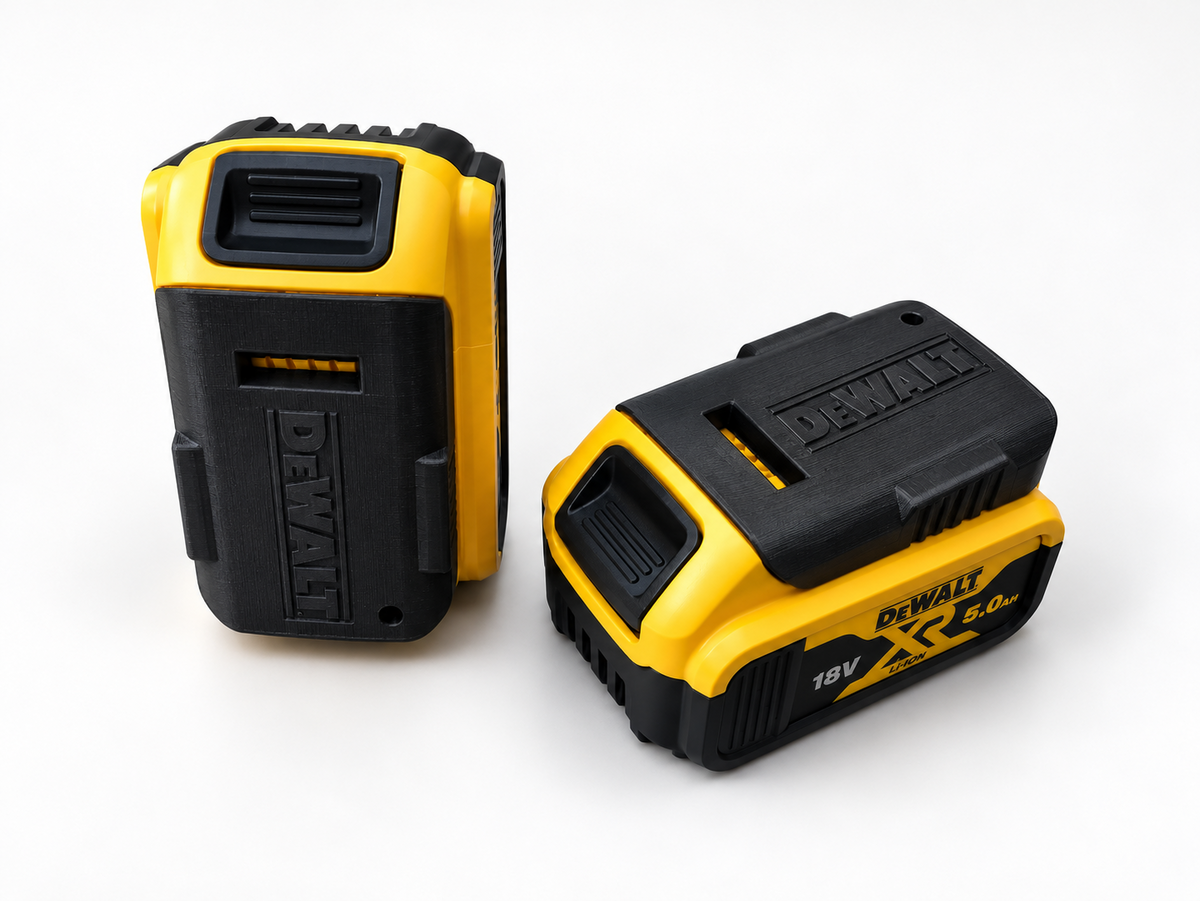 Battery Terminal Cover for DeWalt 18V XR Storage Transport Protector Cap Black - image 2