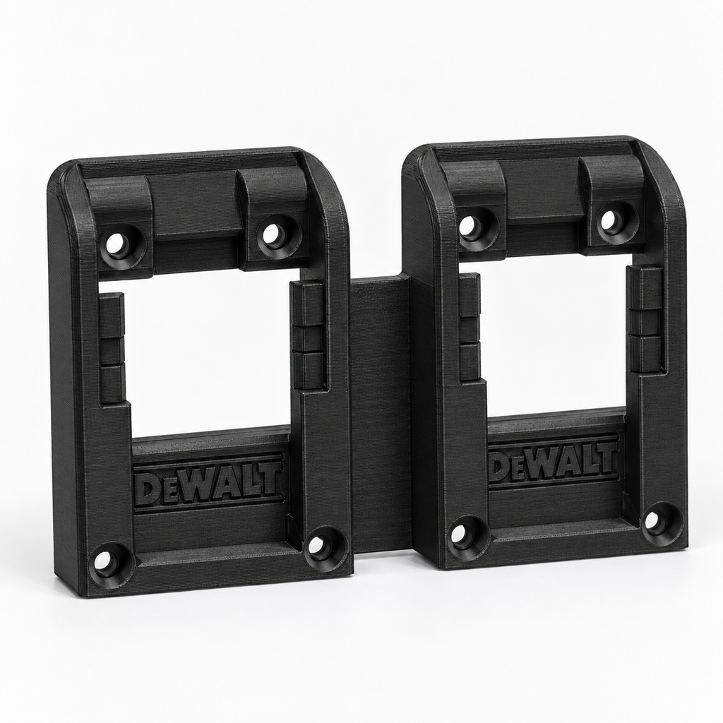 Battery Holder Wall Mount for DeWalt 18V XR Single Double Triple Workshop - image 4