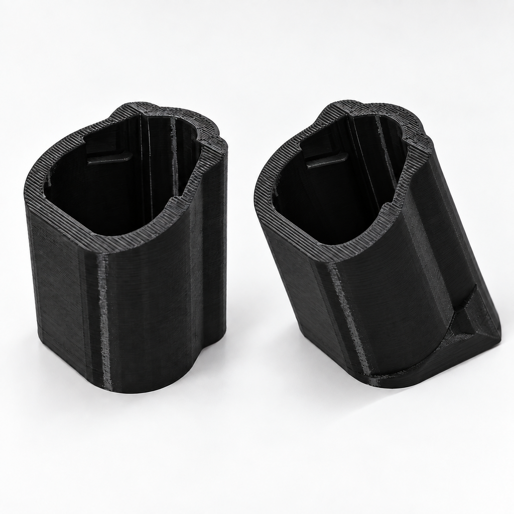 Battery holder compatible with Milwaukee M12 batteries — flat or angled - image 3